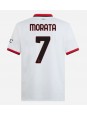 AC Milan Alvaro Morata #7 Gostujuci Dres 2024-25 Kratak Rukavima